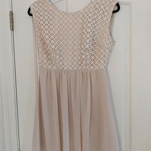Small Cream-Colored Cocktail Dress